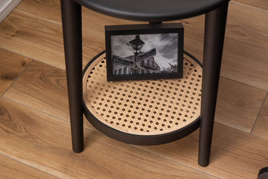 Side table, black