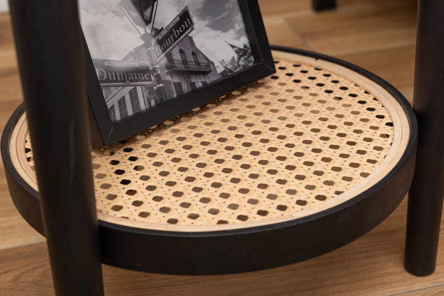 Side table, black