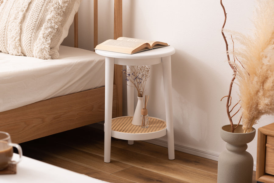 Side table, white