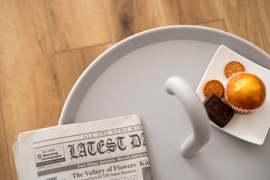 クッカ サイドテーブル グレー