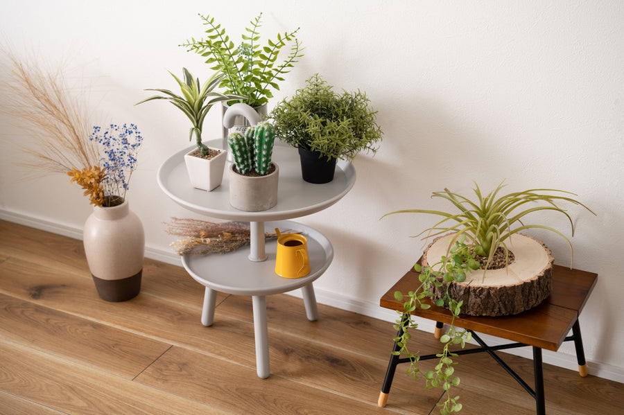 クッカ サイドテーブル グレー