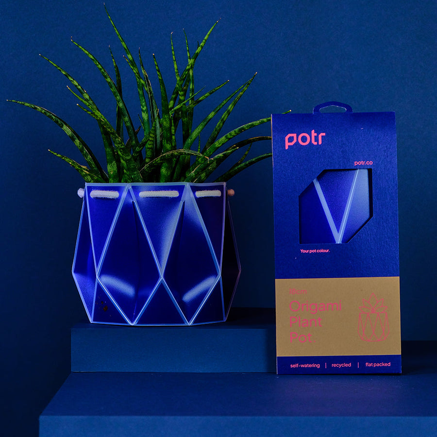 ポッターポット 18cm ネイビー