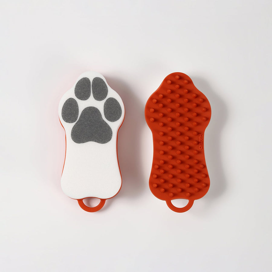 Pet Brush Glutte Soft Orange