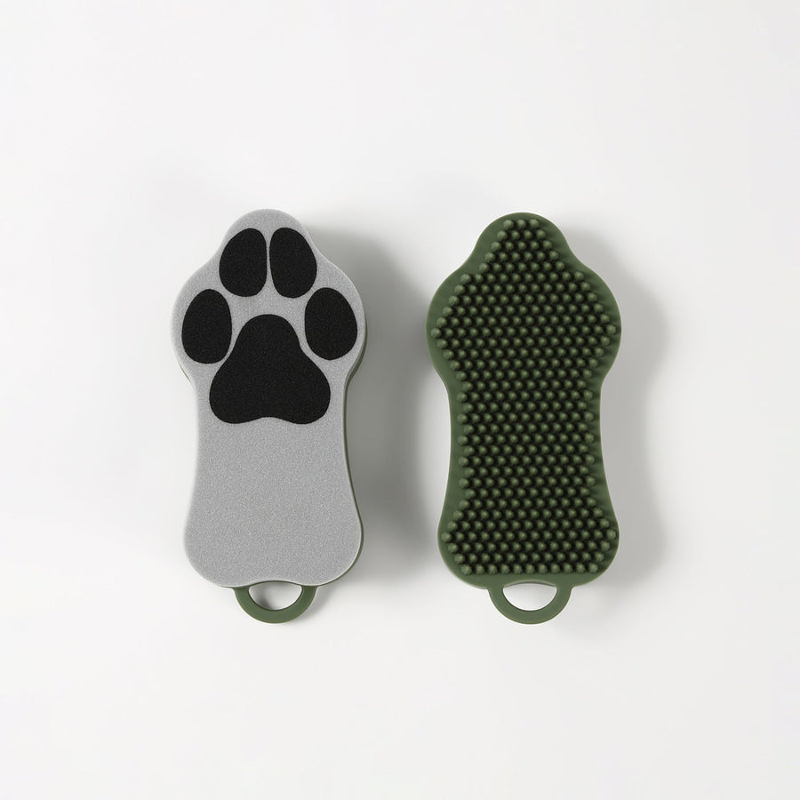 Pet Brush Grutte Short Hair Hard Olive Green