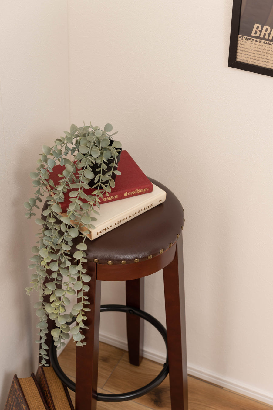 カウンタースツール ブラウン