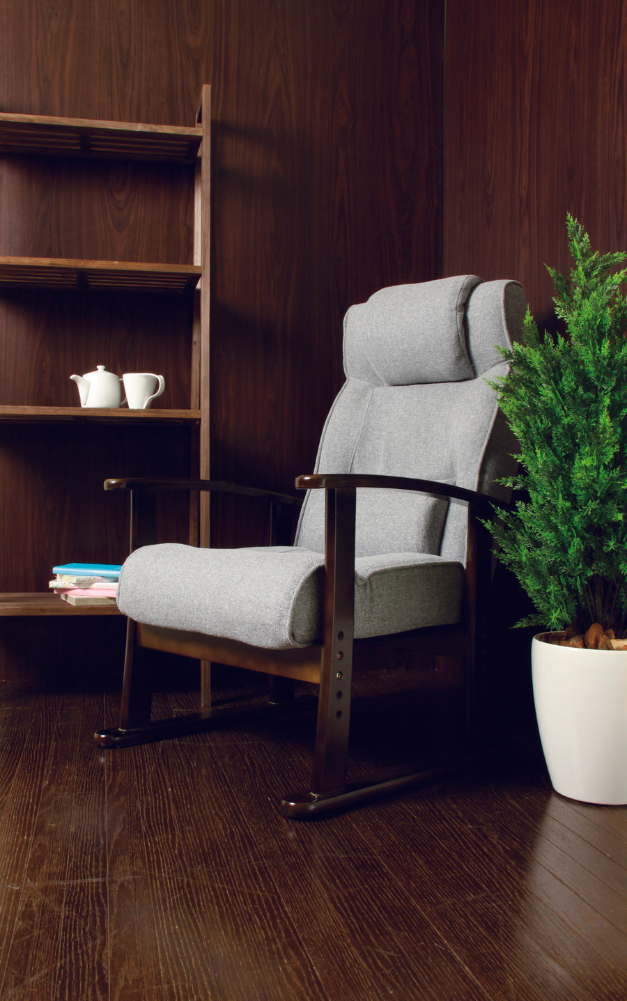 楽々チェア グレー