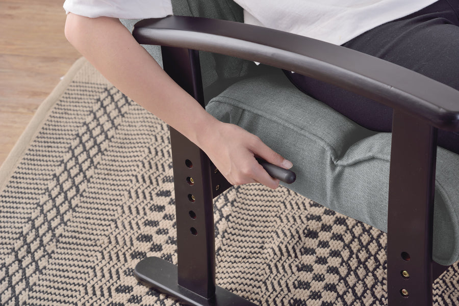 楽々チェア グレー