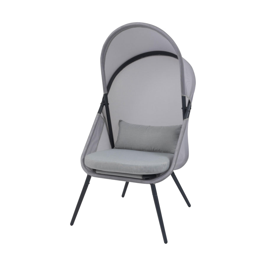 Roof folding chair, grey