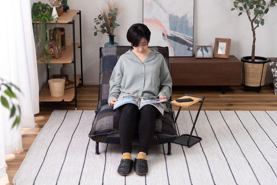 Floor low sofa, navy