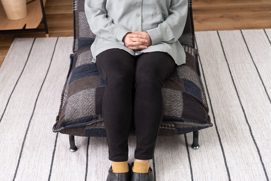 Floor low sofa, navy