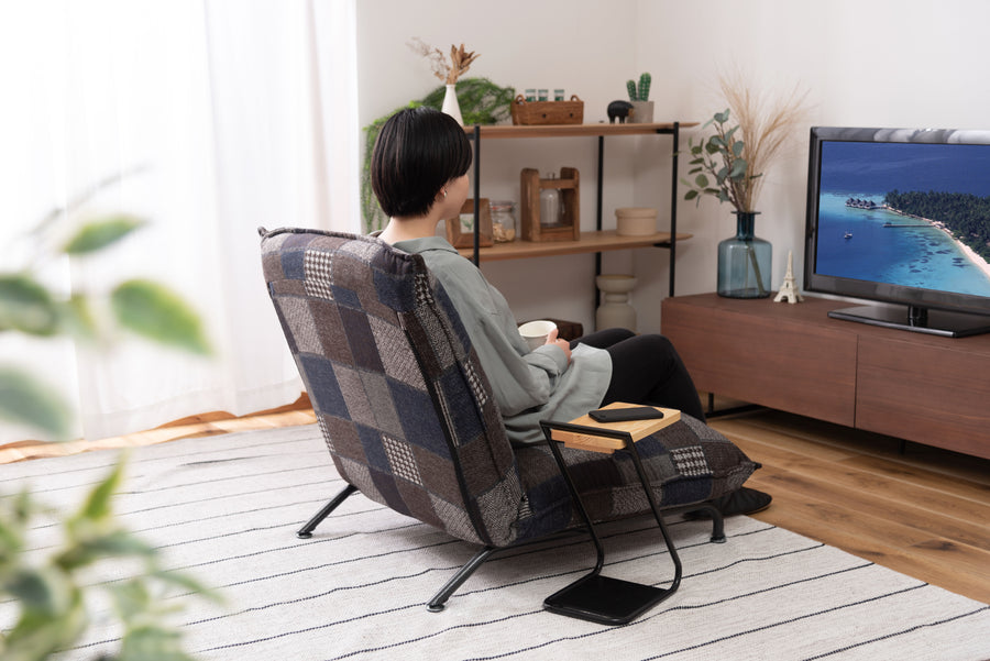 Floor low sofa, navy