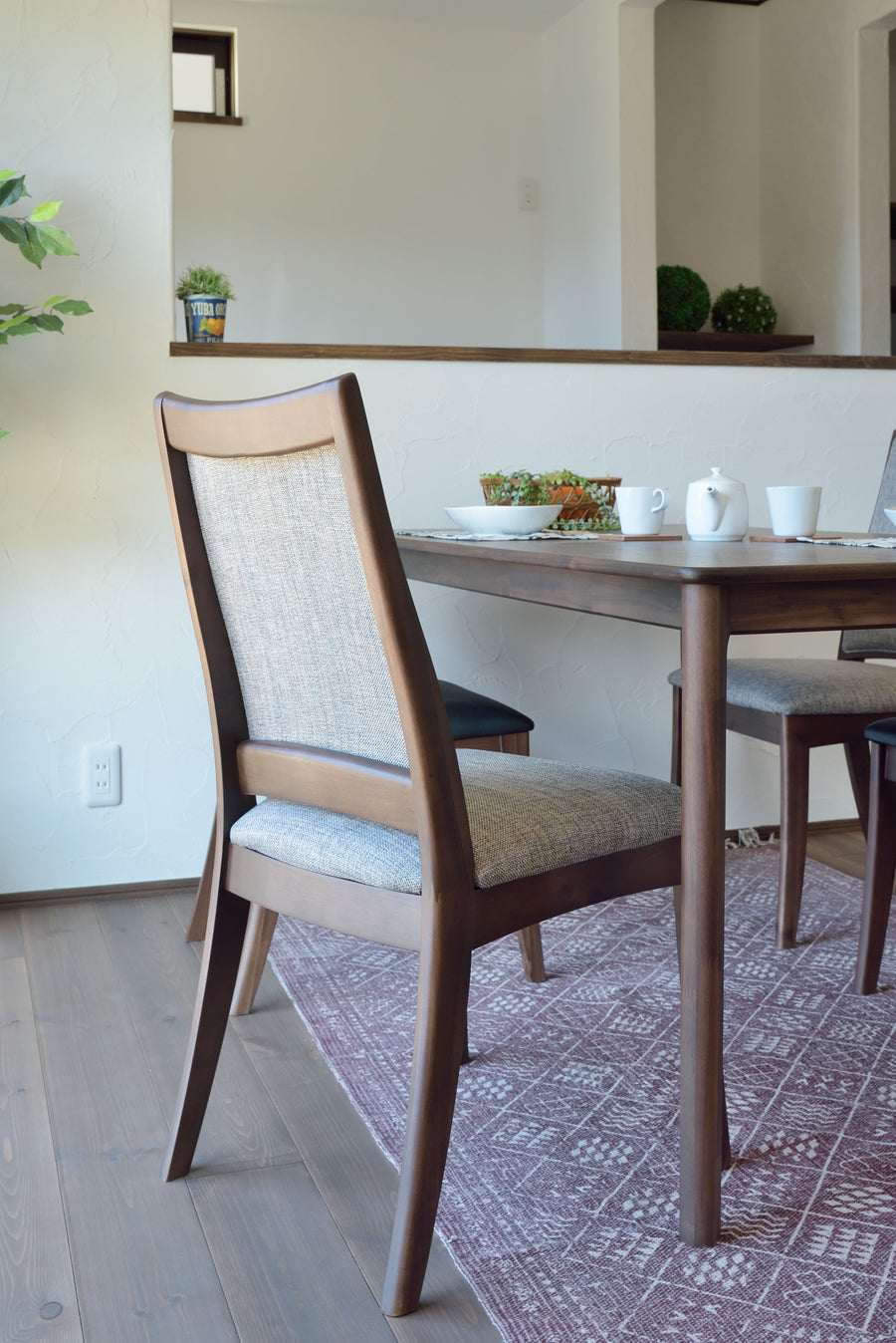 ルーシー ダイニングチェア グレー