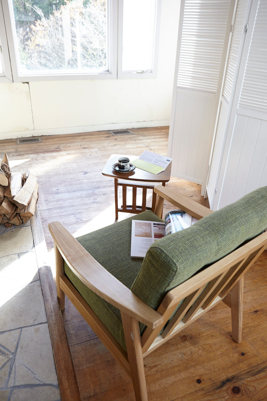 バッスム 1人掛 グリーン