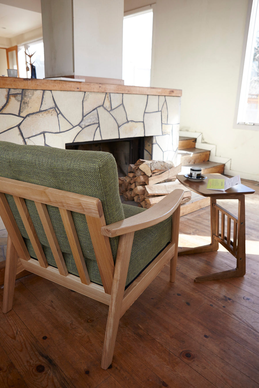 バッスム 1人掛 グリーン