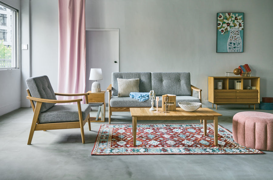 バッスム1人掛 グレー