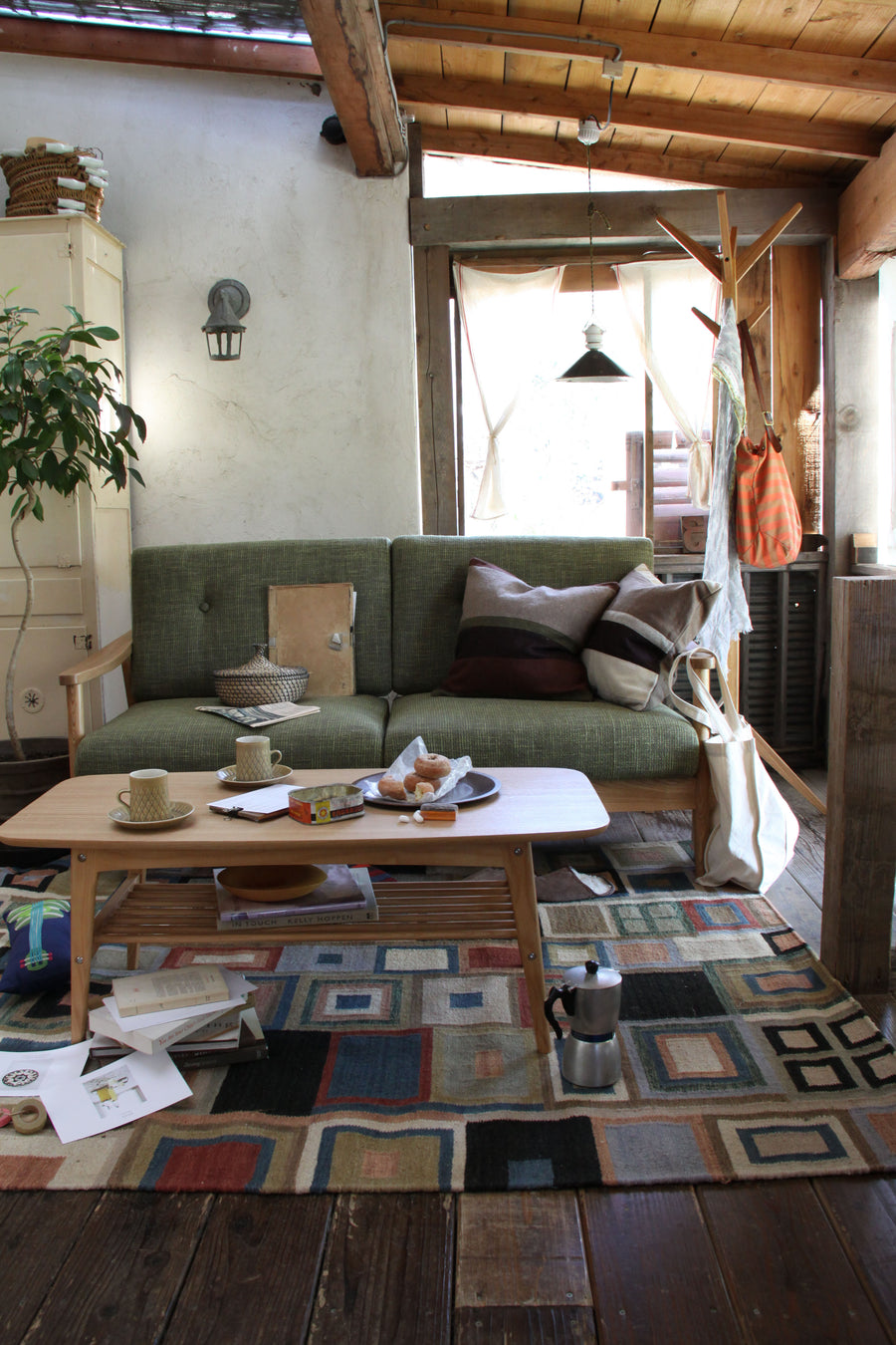 バッスム 2人掛 グリーン