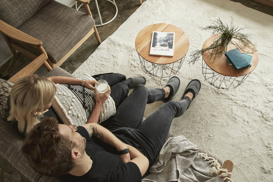 バッスム 3人掛 ブラウン