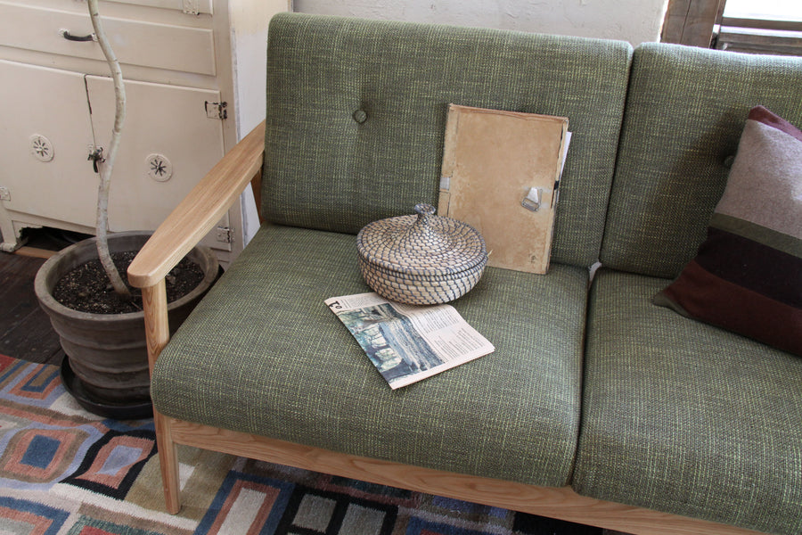 バッスム 3人掛 グリーン