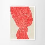 Rebecca Hein The Line - Red 70×100cm