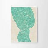 Rebecca Hein The Line - Green 70×100cm