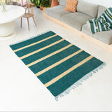 Upcycled Rug Large Green