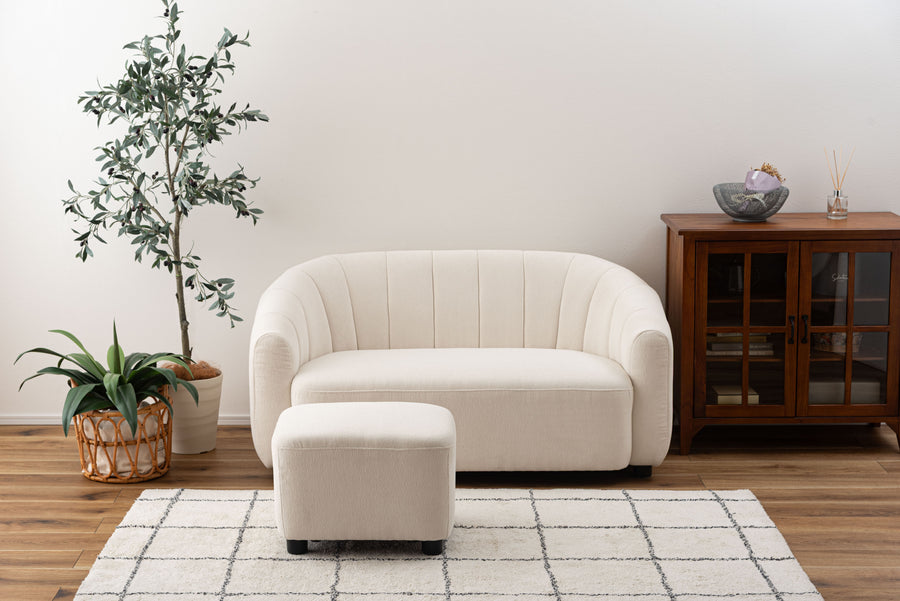 ソファ＆オットマン ホワイト