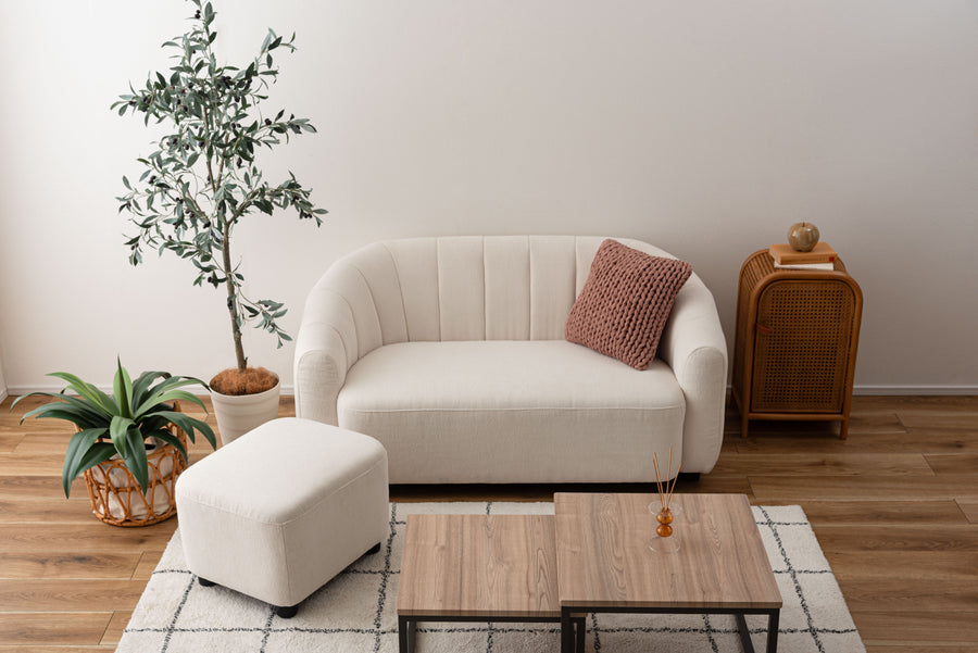 ソファ＆オットマン ホワイト