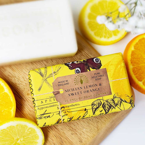 Luxury Shea Butter Soap (Sicilian Lemon/Sweet Orange Scent)