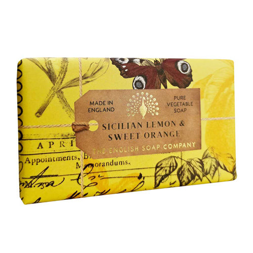 Luxury Shea Butter Soap (Sicilian Lemon/Sweet Orange Scent)