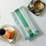 Striped Napkins 2pcs Green / Blue