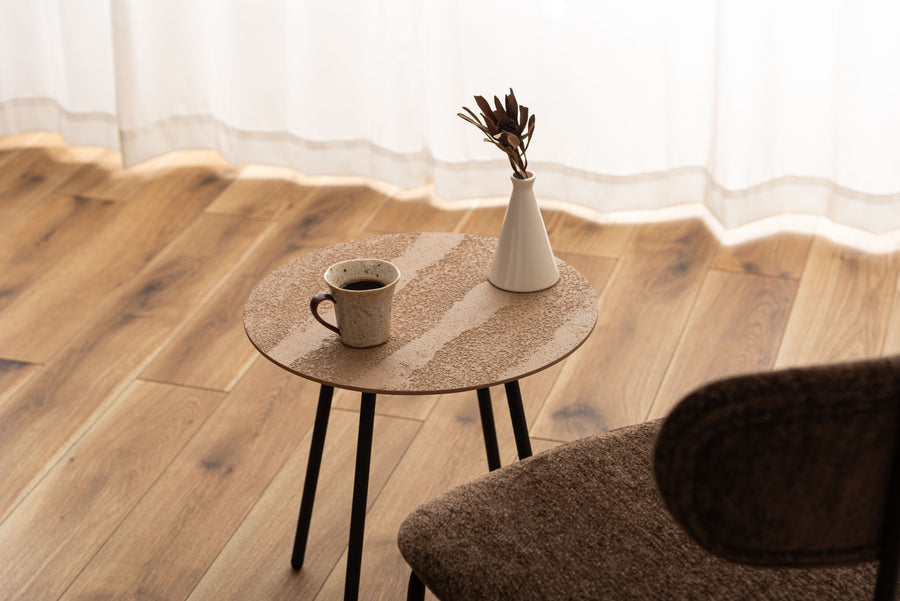 サイドテーブル ベージュ