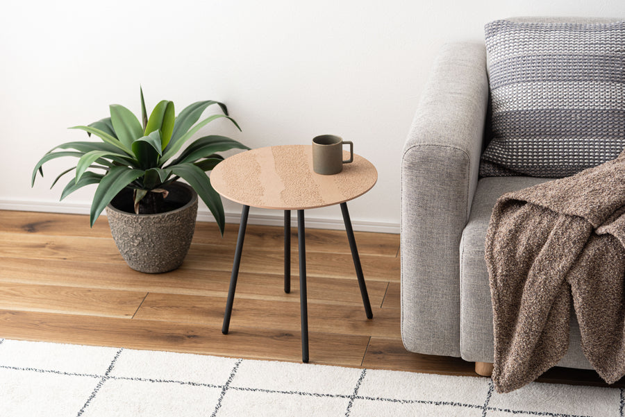 サイドテーブル ベージュ