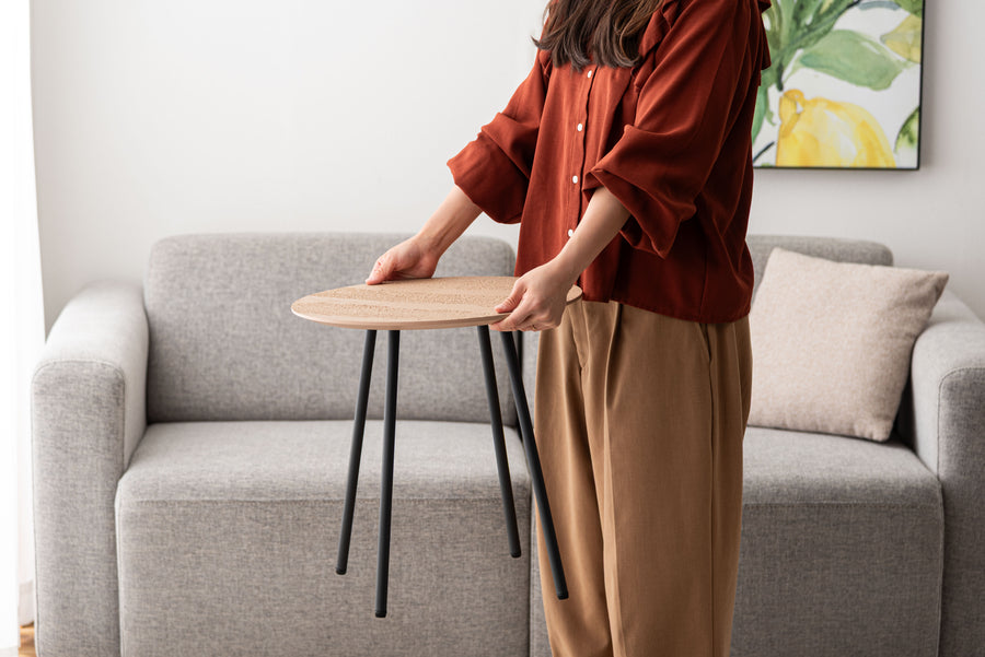 サイドテーブル ベージュ