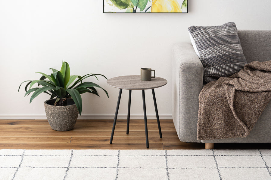 サイドテーブル グレー