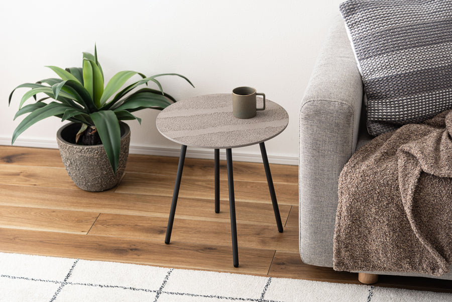 サイドテーブル グレー