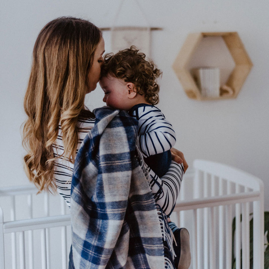 ニーブランケット バノックバーンシルバー