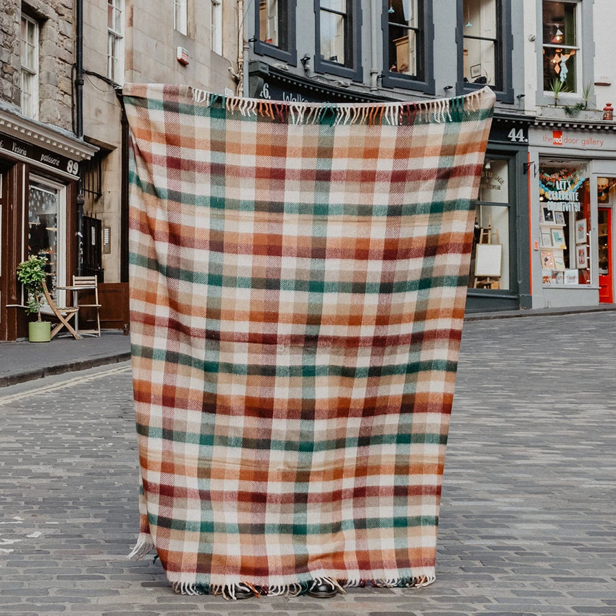 フルブランケット フォレストヘリンボーンチェック