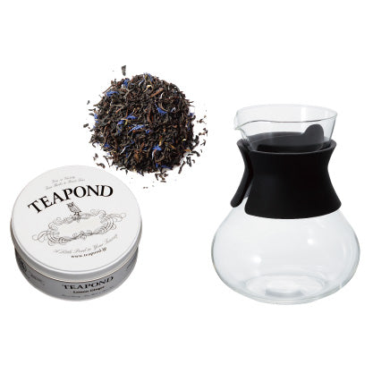 Tea decanter and tea pond set - Earl Grey