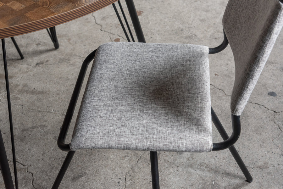 Swivel chair, light grey