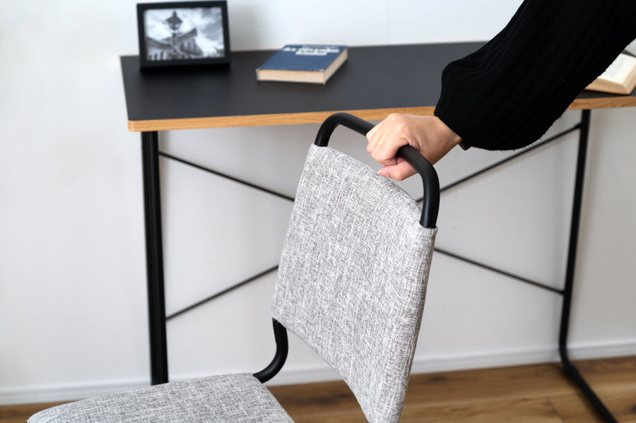 Swivel chair, light grey