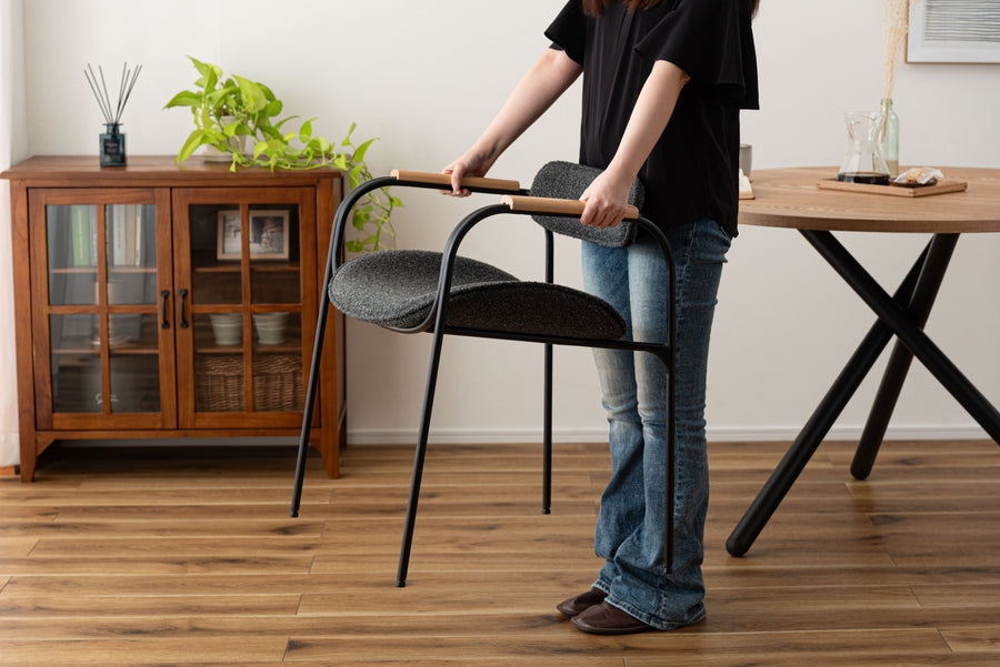 アームチェア ダークグレー