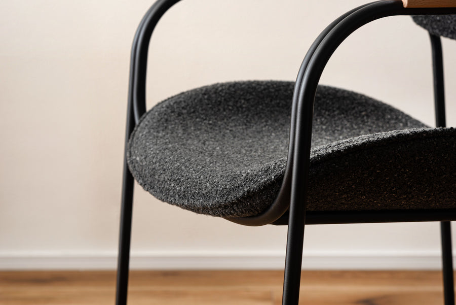 アームチェア ダークグレー