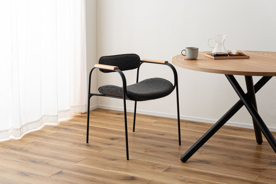 アームチェア ダークグレー