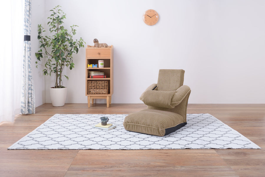 4WAYハイバックフロアチェア ベージュ