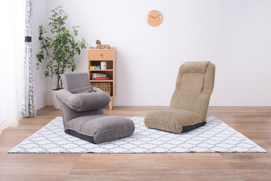 4WAYハイバックフロアチェア ベージュ