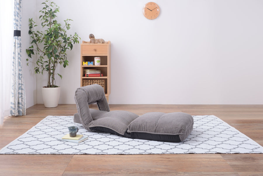 4WAYハイバックフロアチェア グレー