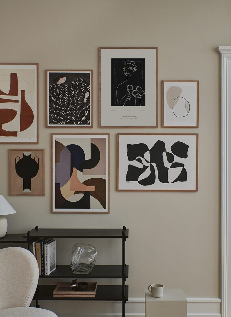 THE POSTER CLUB Studio Paradissi Silhouette of a Vase 07 30×40cm