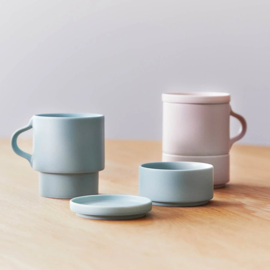 TSUMIKI Mug, Bowl and Plate Set (Mokuren)