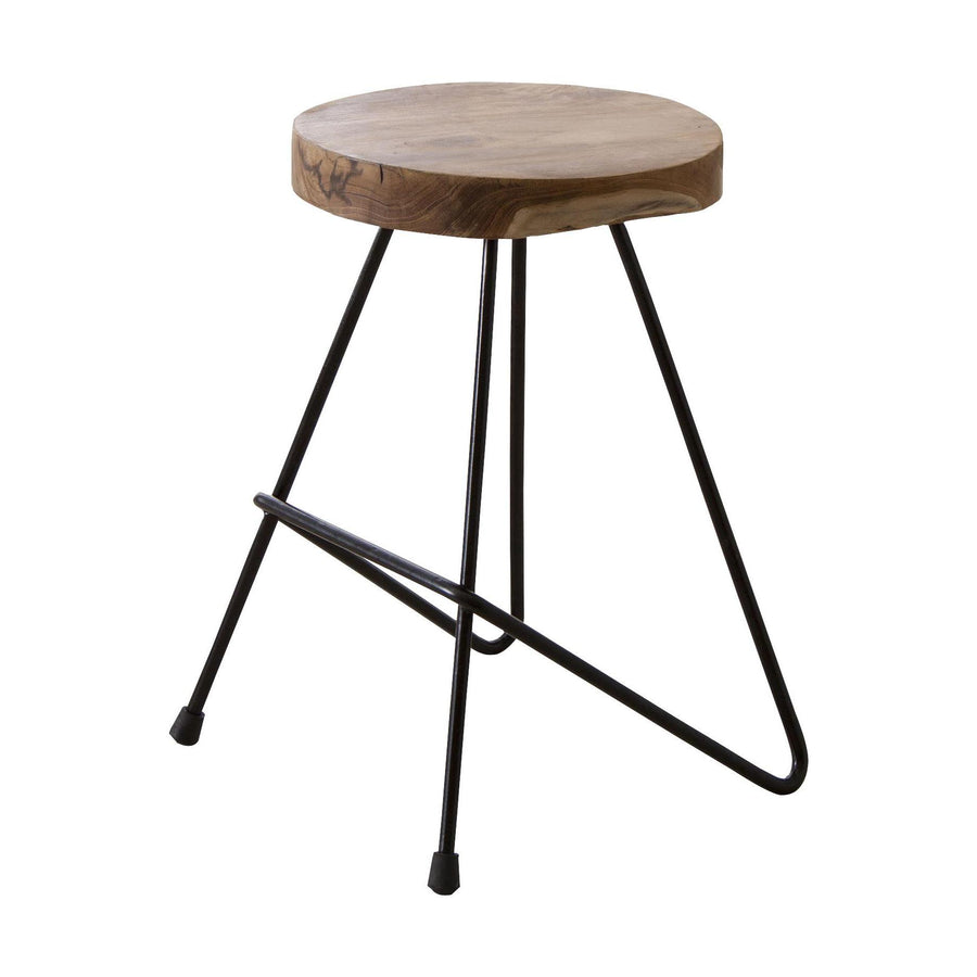 Round Stool Brown