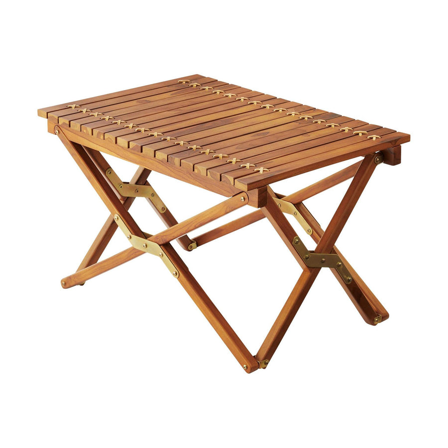 Roll Top Table Brown